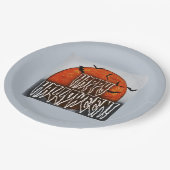 Halloween Moon-PG Papieren Bordje (Gekanteld)