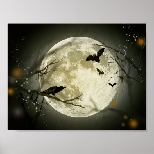 Halloween Moon Poster (Voorkant)