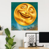 Halloween Moon Poster (Thuiskantoor)