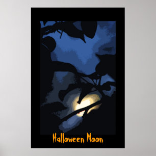 Halloween Moon Poster