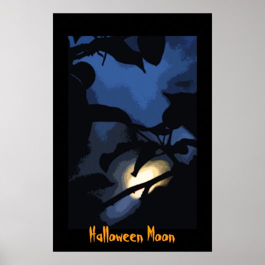 Halloween Moon Poster (Voorkant)