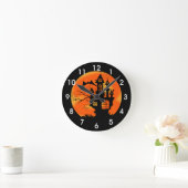 Halloween Moon Ronde Klok (Huis)