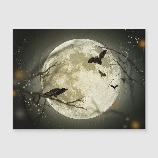 Halloween Moon Spooky Crows (Voorkant)