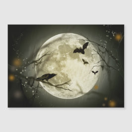 Halloween Moon Spooky Crows
