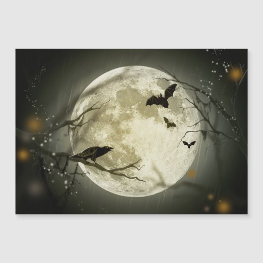 Halloween Moon Spooky Crows (Voorkant)
