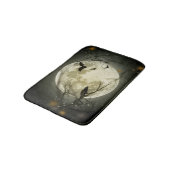 Halloween Moon Spooky Crows Badmat (Gekanteld)