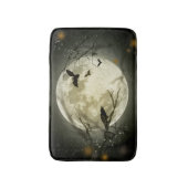 Halloween Moon Spooky Crows Badmat (Voorkant Verticaal)