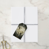 Halloween Moon Spooky Crows Cadeaulabel (Met Touw)