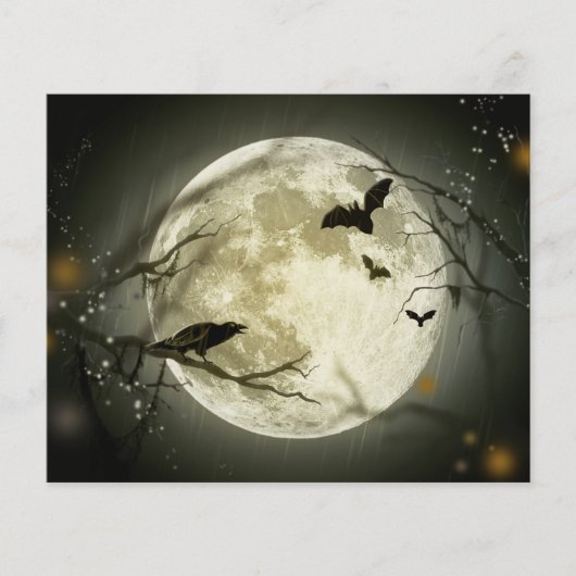 Halloween Moon Spooky Crows Flyer (Voorkant)