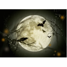 Halloween Moon Spooky Crows