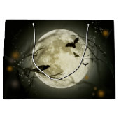 Halloween Moon Spooky Crows Groot Cadeauzakje (Voorkant)