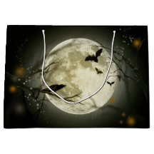 Halloween Moon Spooky Crows