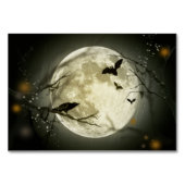 Halloween Moon Spooky Crows Kaart (Voorkant)