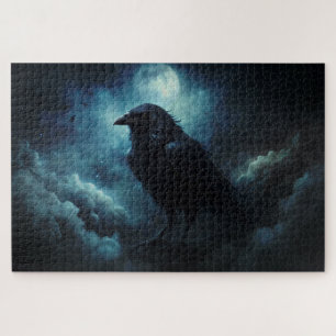 Halloween Moon Spooky Crows Legpuzzel