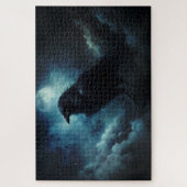 Halloween Moon Spooky Crows Legpuzzel (Verticaal)