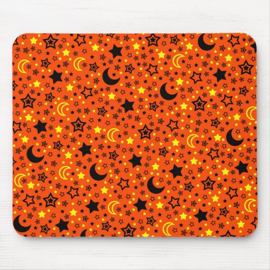 Halloween Moon & Stars Muismat (Voorkant)