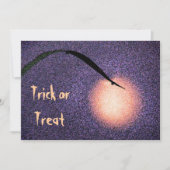 Halloween Moon Uitnodiging (Voorkant)