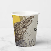  Halloween Moonlight Spooky Owl Papieren Bekers (Links)