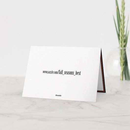 Halloween Moonlit Party Scene Kaart (Achterkant)