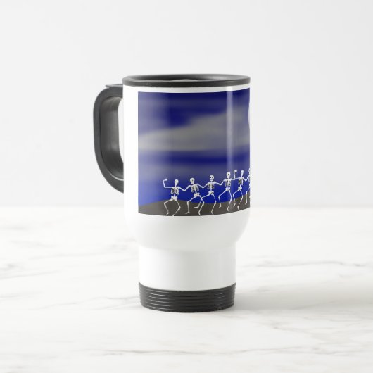 Halloween Moonlit Party Scene Reisbeker (Voorkant links)