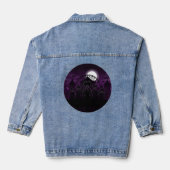 Halloween moord Lady Clowns 2 Denim Jacket (Achterkant)