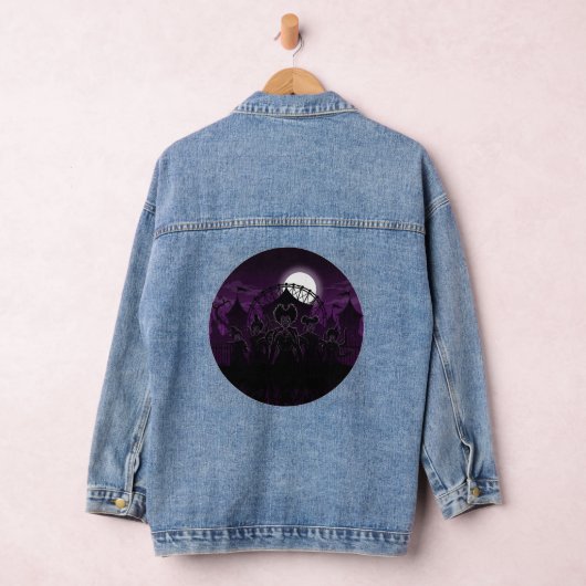 Halloween moord Lady Clowns 2 Denim Jacket (Hangar)