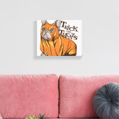 Halloween mops canvas afdruk (Insitu (Woonkamer))