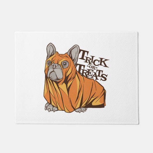 Halloween mops deurmat (Voorkant)