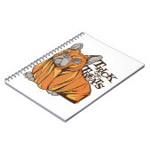 Halloween mops notitieboek (Linkerzijde)