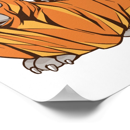 Halloween mops poster (Hoek)