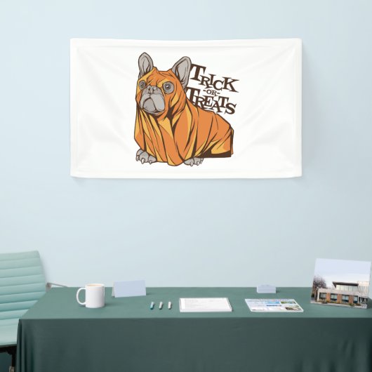 Halloween mops spandoek (Beurs)