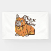 Halloween mops spandoek (Horizontaal)