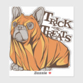 Halloween mops sticker (Vel)