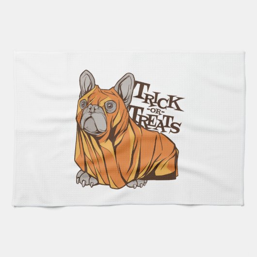 Halloween mops theedoek (Horizontaal)