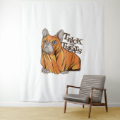 Halloween mops wandkleed (In situ)