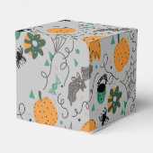 Halloween Mopshagedis Vleermuis Tekening Patroon G Bedankdoosjes (Achterkant)