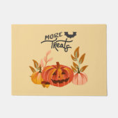 Halloween • MORE TREATS Neutral Fußmatte Deurmat (Voorkant)