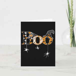 Halloween Motif - Boo Kaart