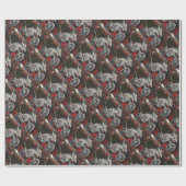 Halloween Motorbike Cadeaupapier (Vlak)