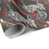 Halloween Motorbike Cadeaupapier (Rol Hoek)