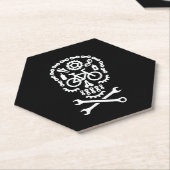 Halloween mountain bike MTB cycling bicycle sugar Kartonnen Onderzetters (Schuin)