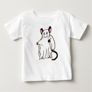 HALLOWEEN MOUSE GHOST baby t-shirt