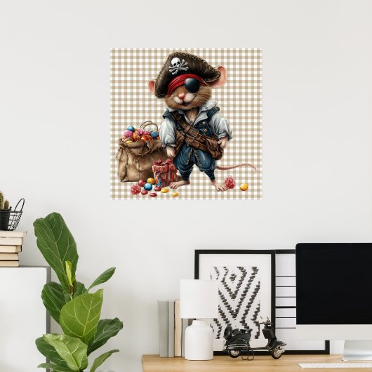 Halloween Mouse Poster (Thuiskantoor)