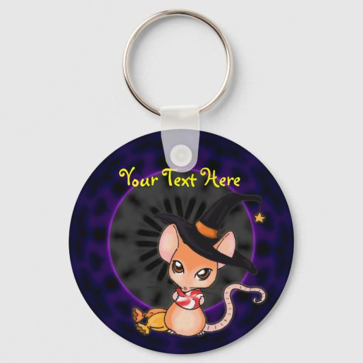 Halloween Mouse Sleutelhanger (Voorkant)