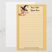 Halloween Mouse Stationery Briefpapier (Voorkant / Achterkant)