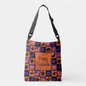 Halloween mozaïek crossbody tas (Voorkant)
