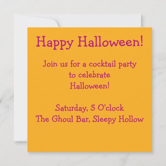 Halloween mozaïek kaart (Achterkant)