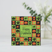 Halloween mozaïek kaart (Staand voorkant)