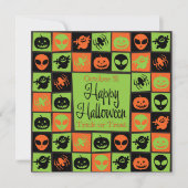 Halloween mozaïek kaart (Voorkant)