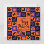 Halloween mozaïek kaart (Voorkant)